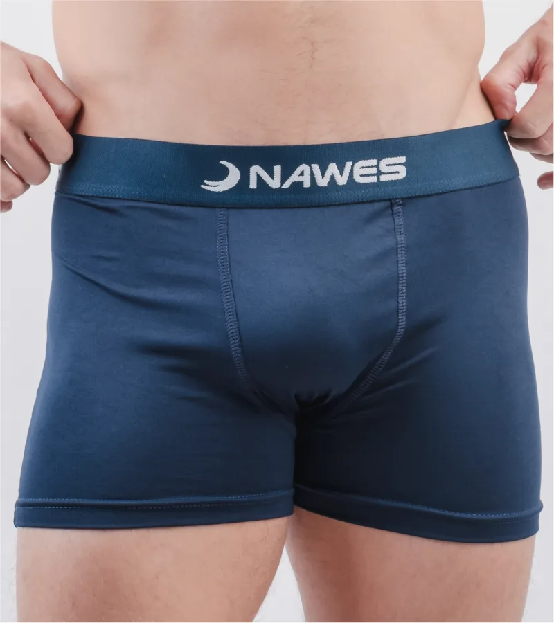 Cueca Boxer lisa em microfibra