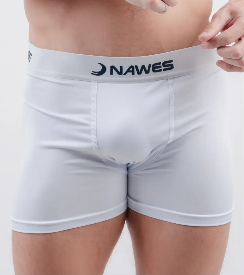 Cueca Boxer lisa em microfibra