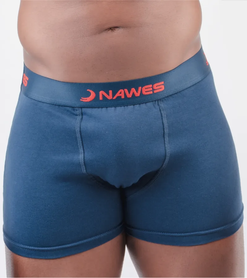 Cueca Boxer lisa em microfibra