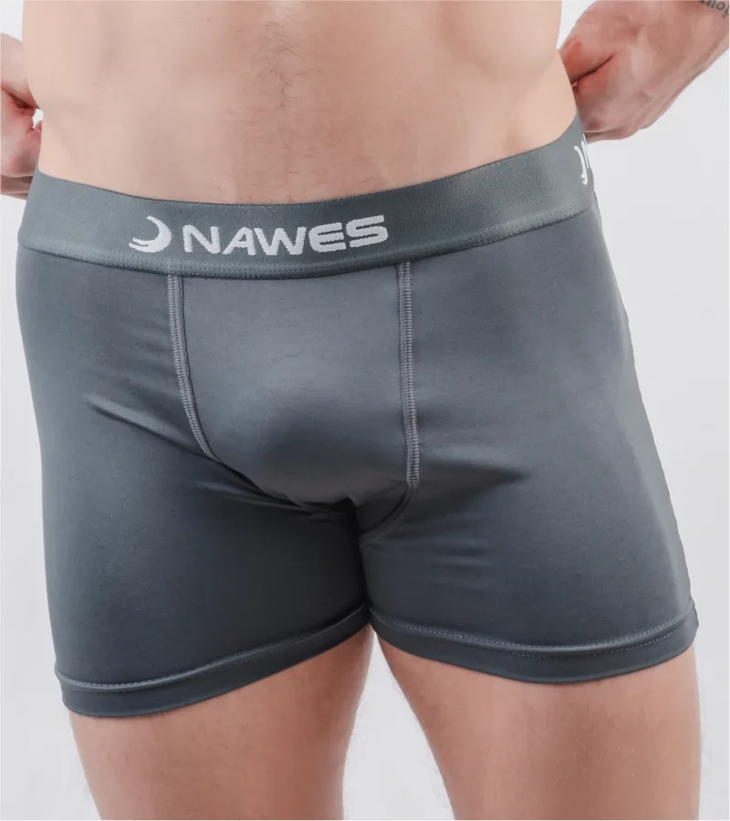 Cueca Boxer lisa em microfibra