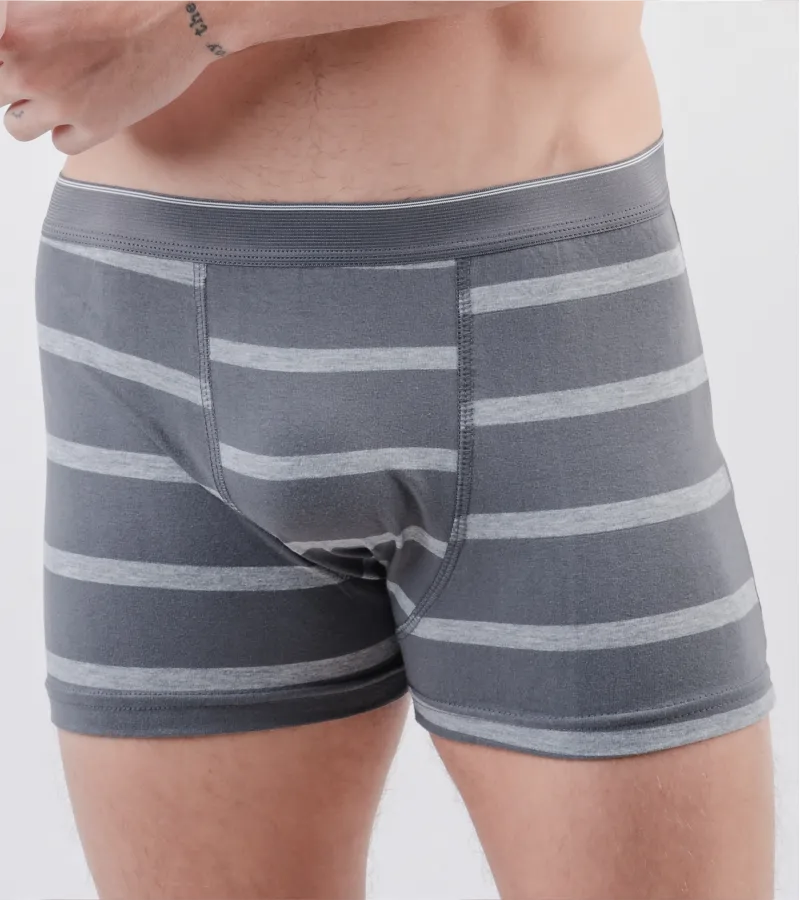 Cueca Boxer, básica lisa ou listrada