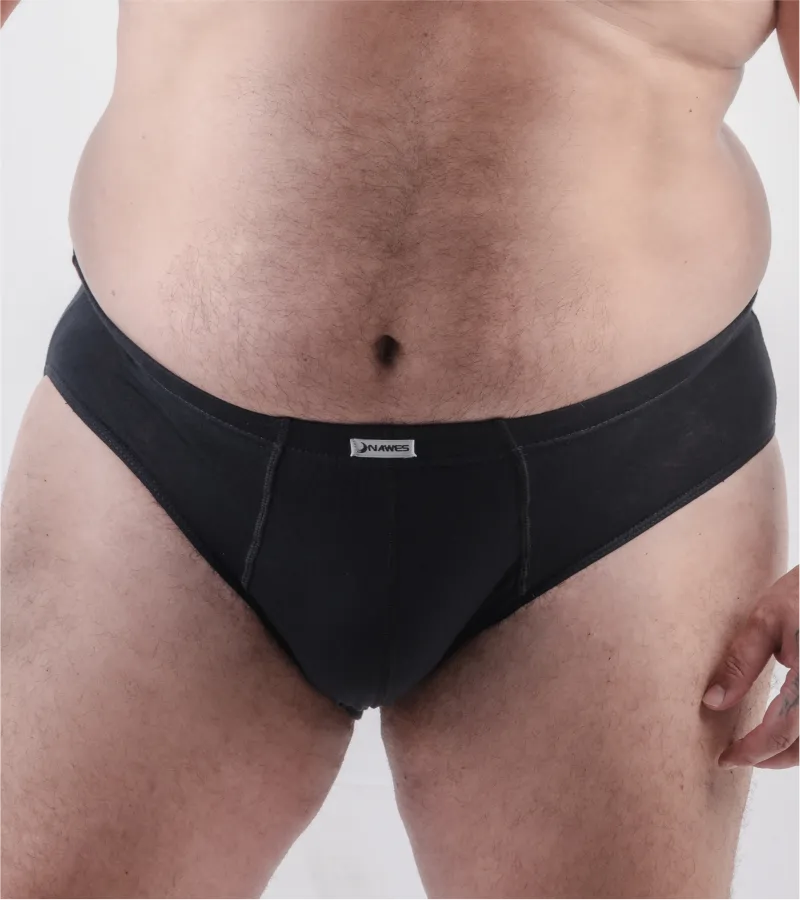 Cueca Slip lisa em algodão