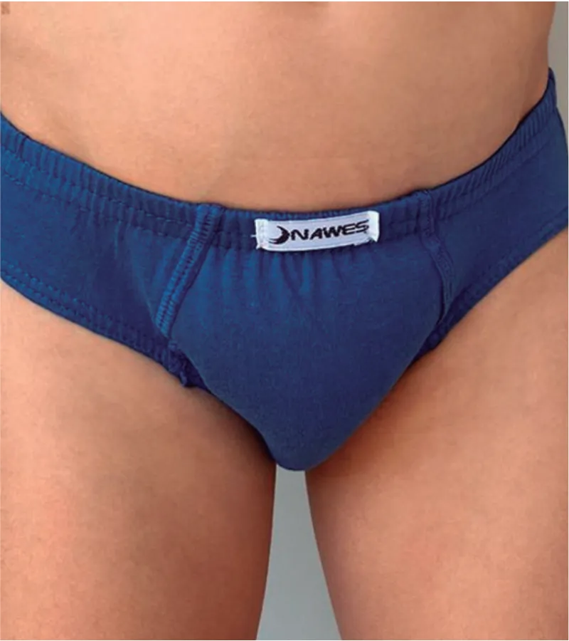 Cueca Slip lisa em algodão