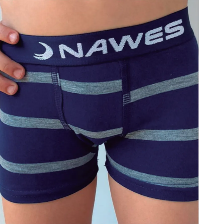 Cueca Boxer Infantil cotton listrado