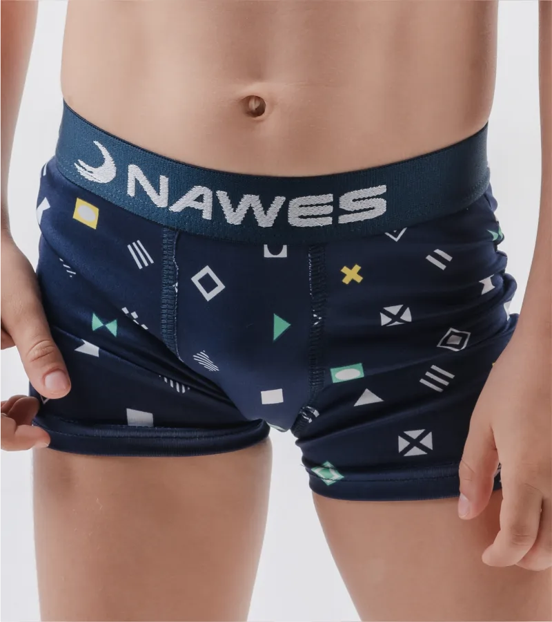 Cueca Boxer Infantil em microfibra estampada